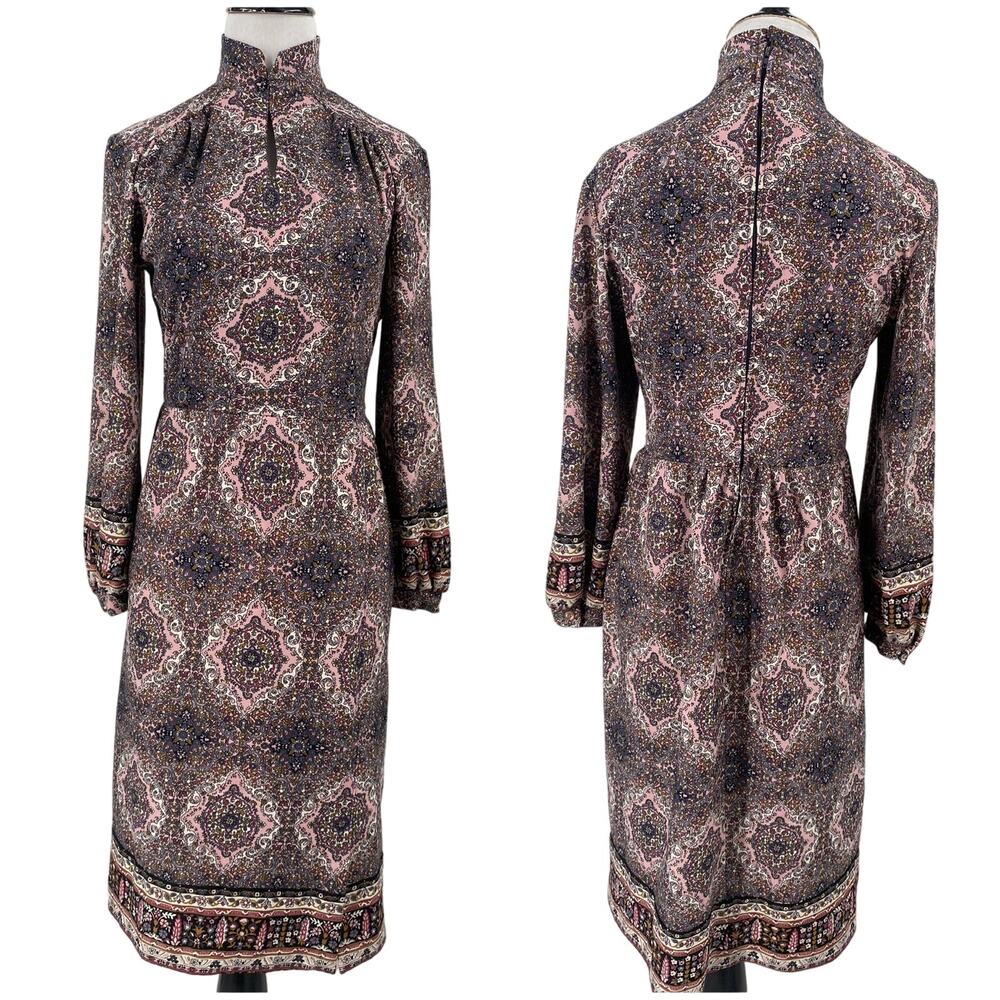 Vintage Bleeker Petites by Bleeder Street Long Sleeve Dress